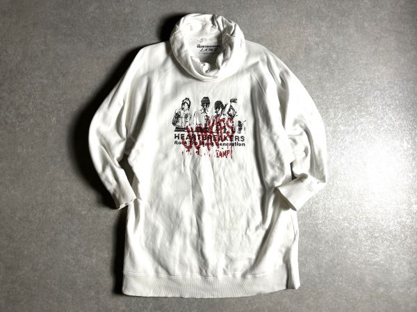 3,5万◆日本製◆HYSTERIC GLAMOUR◆THE HEART BREAKERS/L.A.M.F◆ハイネックボリュームドルマンスウェット　ヒステリックス_画像1