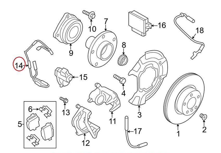 【Febi bilstein】 リアABSセンサー [BMW,X3シリーズ,F25 / 34526869293,34526855050,34526788645,109354]_画像3