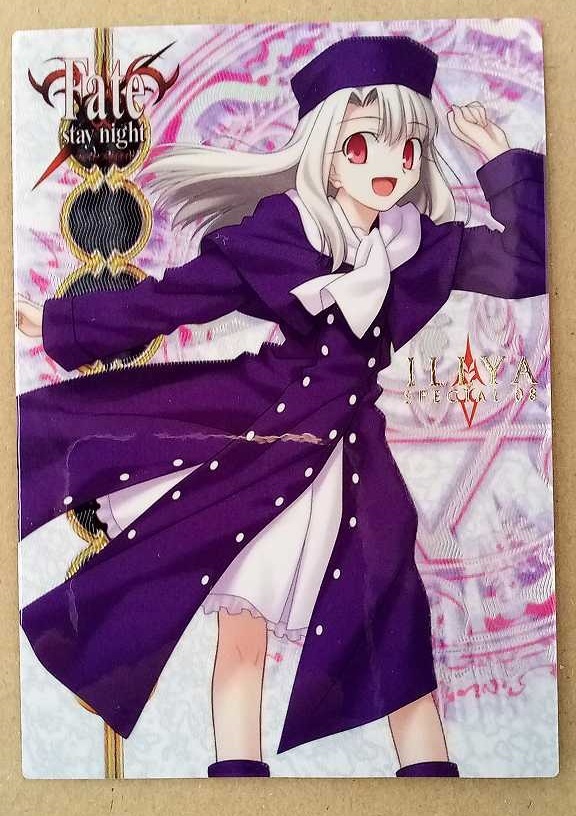 ヤフオク Fate Stay Night Fact Card Special Card イリヤ