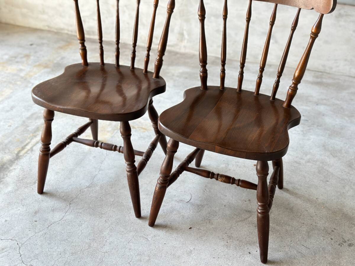  старый мебель стул стул Vintage интерьер дисплей дерево. стул комплект пара Vintage мебель 2 ножек комплект стул 
