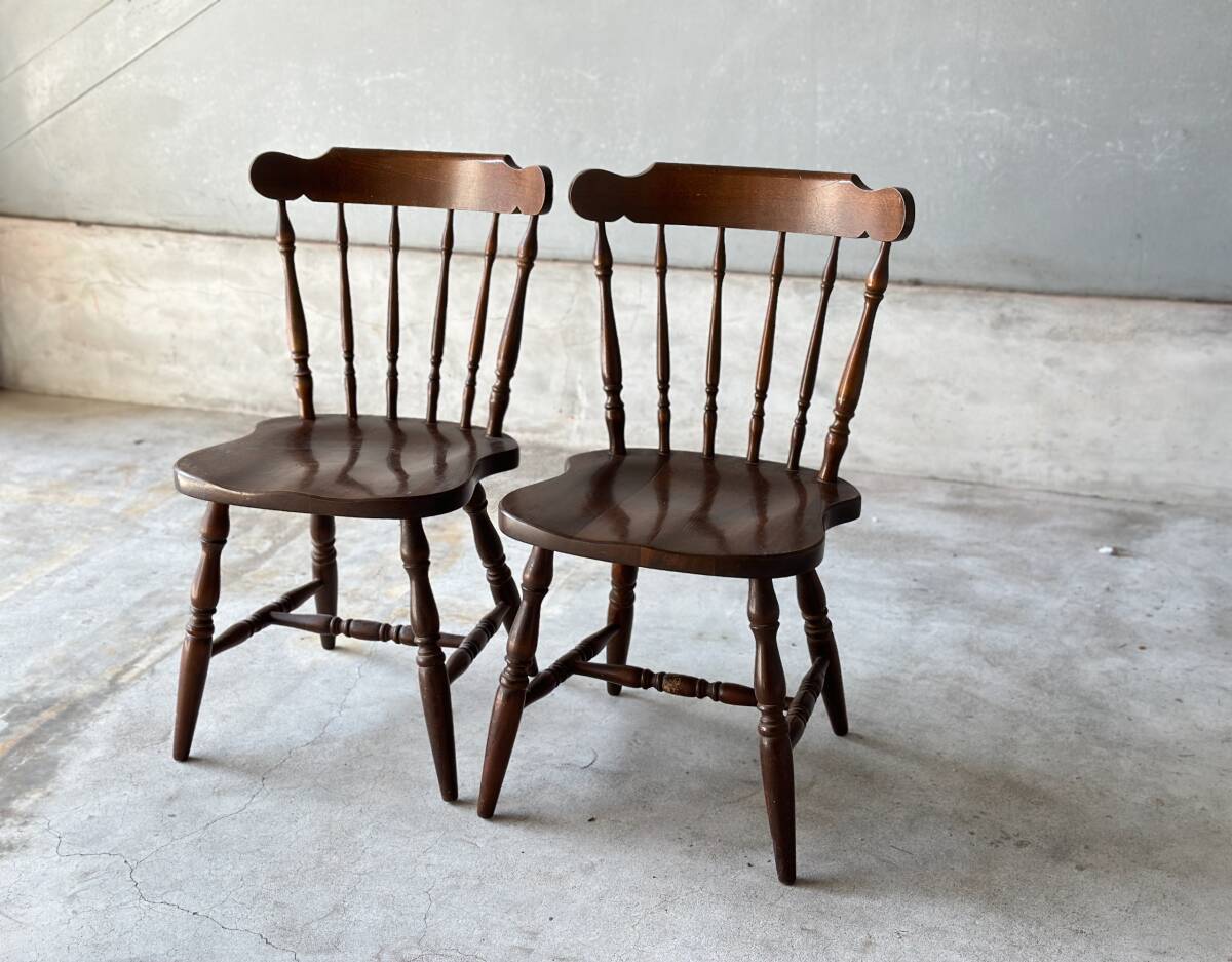  old furniture chair chair Vintage interior display tree. chair set pair Vintage furniture 2 legs set dining chair 