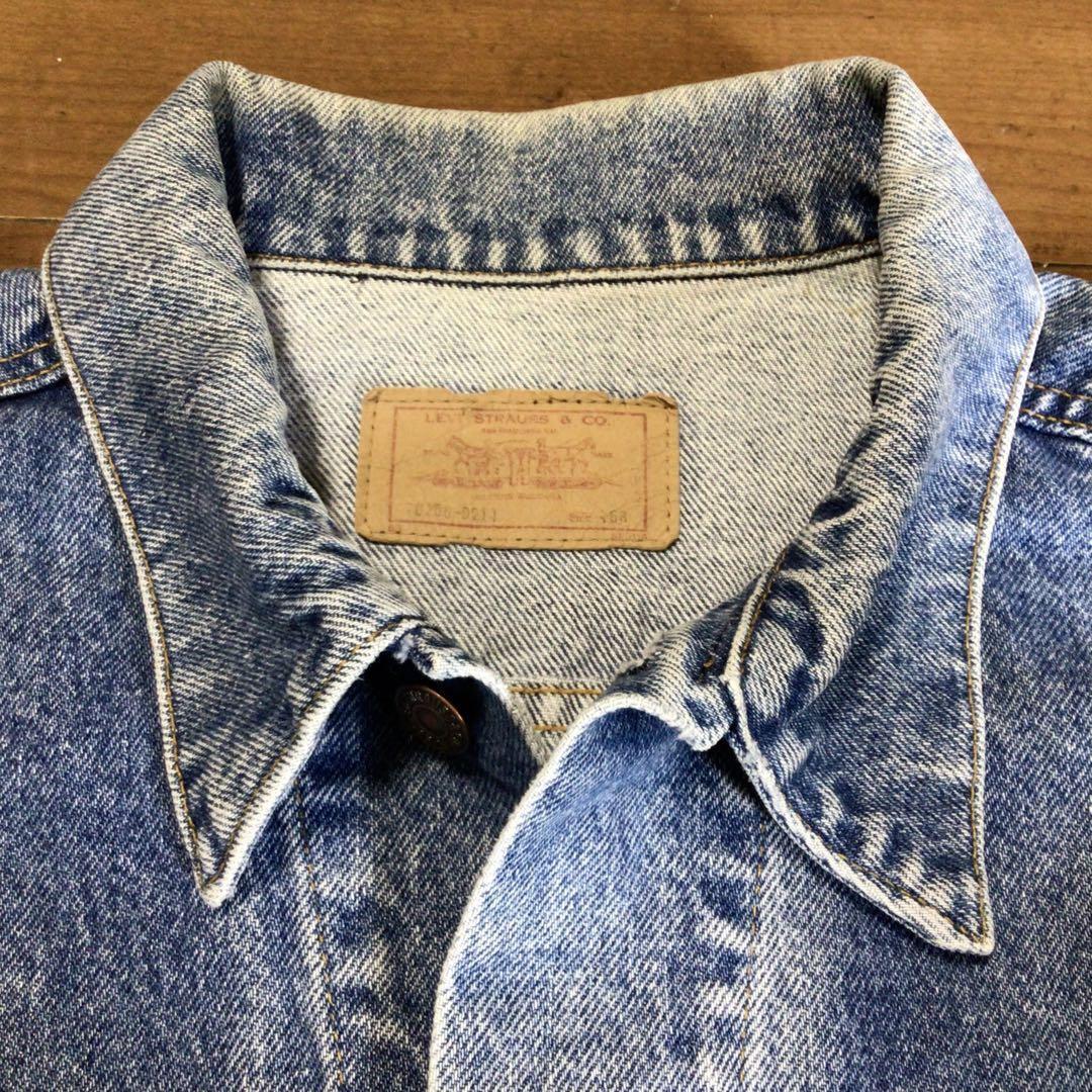 80sUSA製リーバイス70506 Gジャン 46R 身幅60cm ビッグサイズ 80sUSA製リーバイス70506 Gジャン 46R 身幅60cm ビッグサイズ
