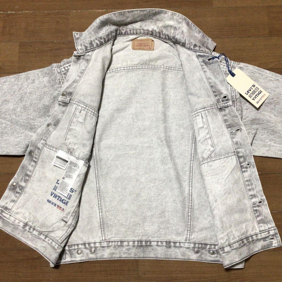 限定USA製リーバイス70507 Gジャン(L)身幅59cmブラックケミカル 限定USA製リーバイス70507 Gジャン(L)身幅59cmブラックケミカル