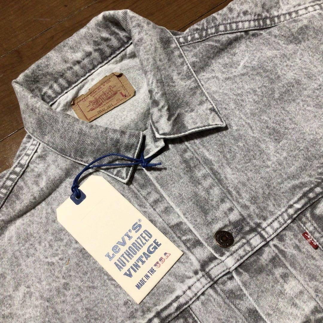 限定USA製リーバイス70507 Gジャン(L)身幅59cmブラックケミカル 限定USA製リーバイス70507 Gジャン(L)身幅59cmブラックケミカル