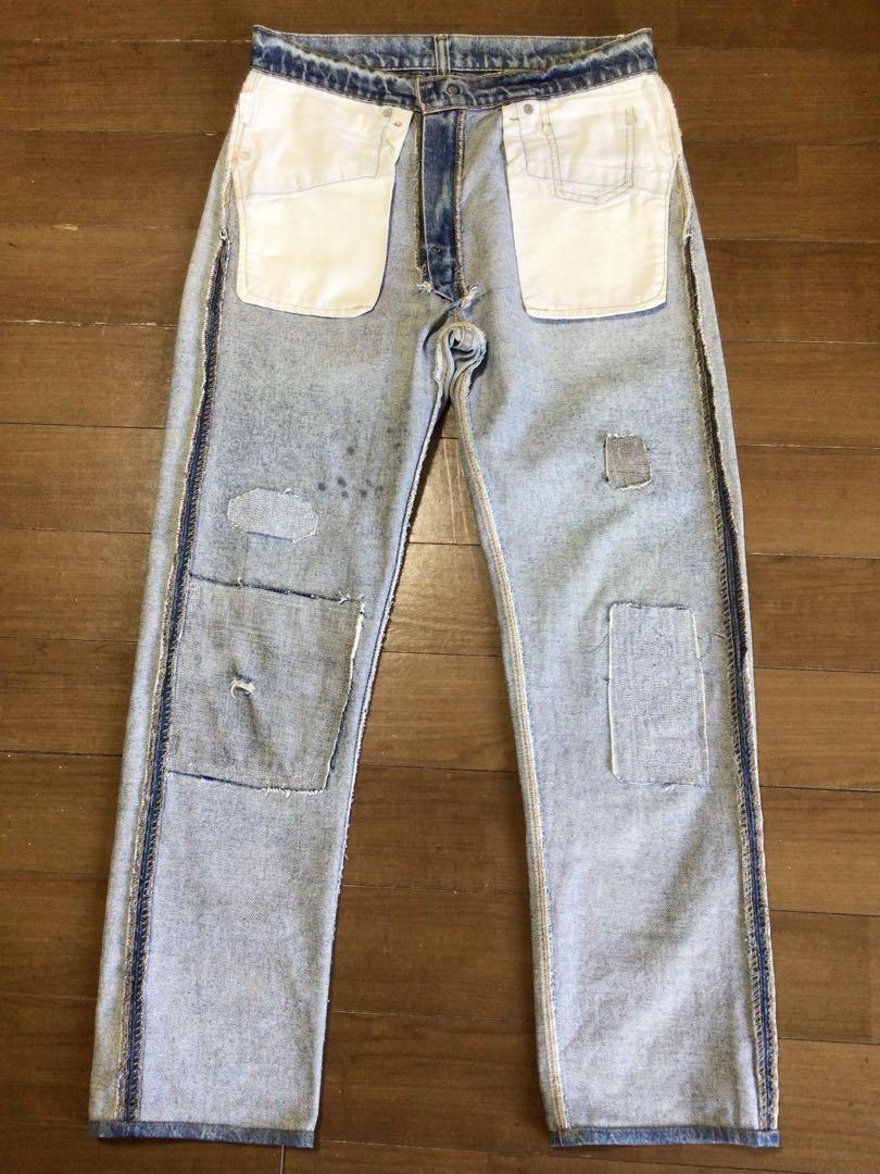 81年USA製リーバイス505 W32 股下74cm 金糸脇割り 黒カン 81年USA製リーバイス505 W32 股下74cm 金糸脇割り 黒カン