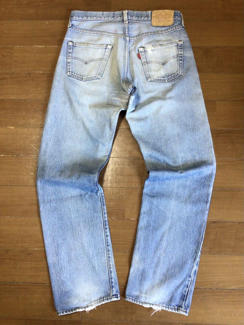 80sUSA製リーバイス501 赤耳 W33 股下78cm 裾チェーン 黒カン 80sUSA製リーバイス501 赤耳 W33 股下78cm 裾チェーン 黒カン