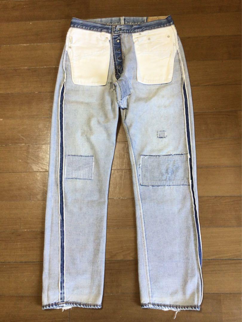 80sUSA製リーバイス501 赤耳 W33 股下78cm 裾チェーン 黒カン 80sUSA製リーバイス501 赤耳 W33 股下78cm 裾チェーン 黒カン