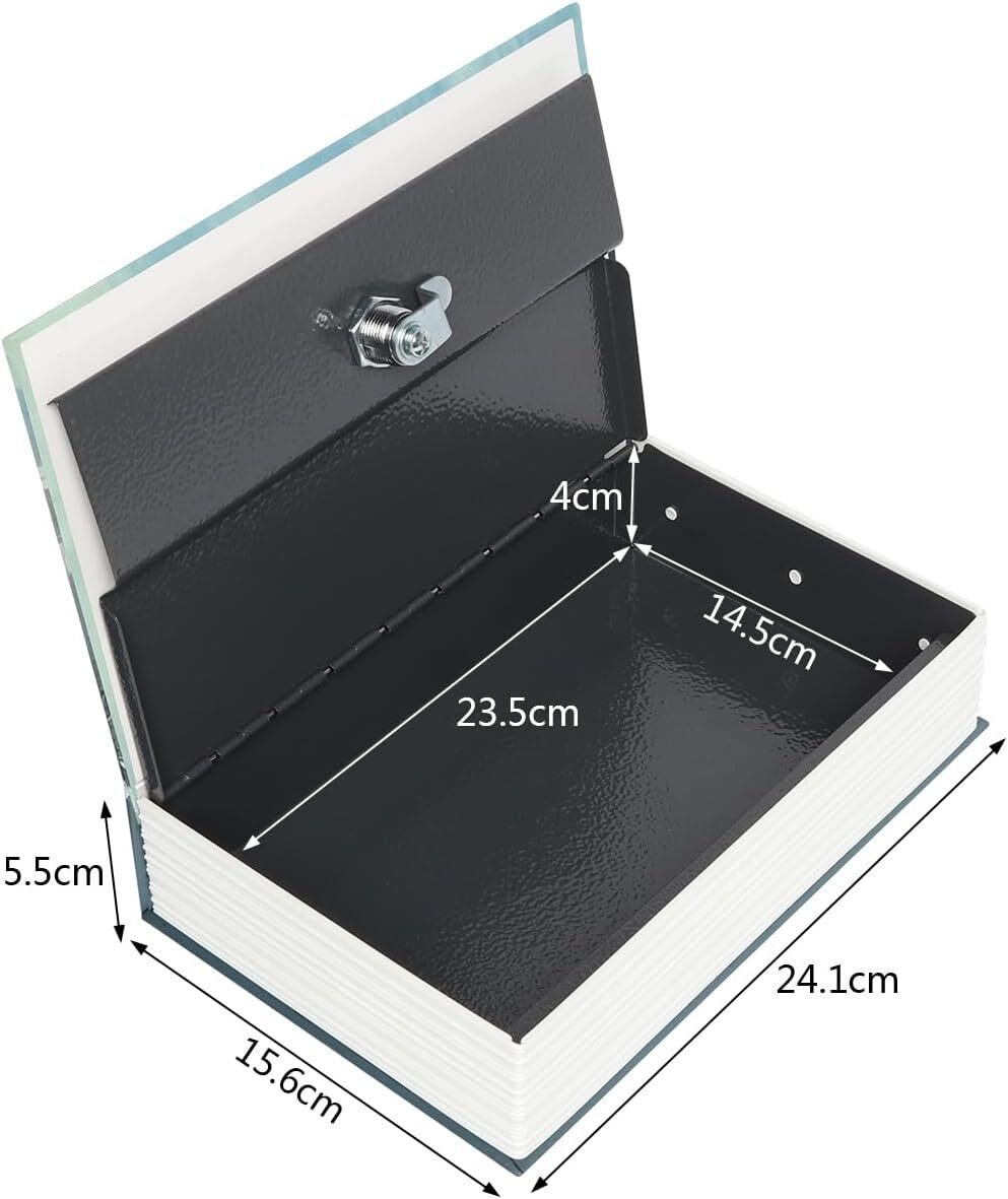  dictionary type safe castle .. safe book@ type safe key lock type 24x16x5.5cm crime prevention storage key two book@ attaching 