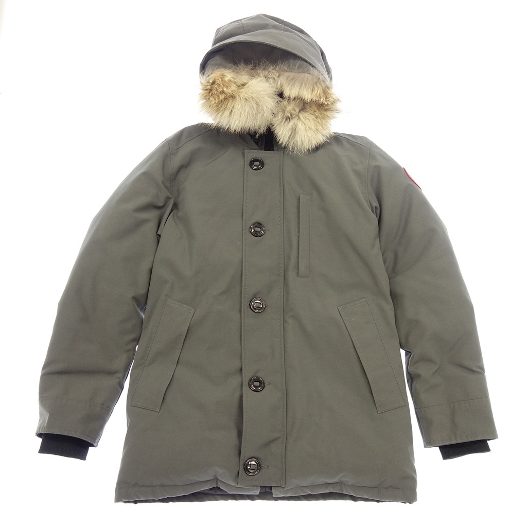 極美品◆カナダグース ダウンジャケット ジャスパー 3438JM レディース サイズS ダークグレー CANADA GOOSE【AFA3】