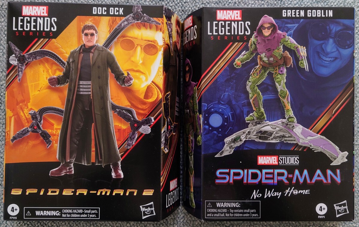 【未開封・新品】マーベルレジェンド ドクター・オクトパス、グリーン・ゴブリン 2体セット MARVEL SPIDER-MAN ハズブロ スパイダーマン