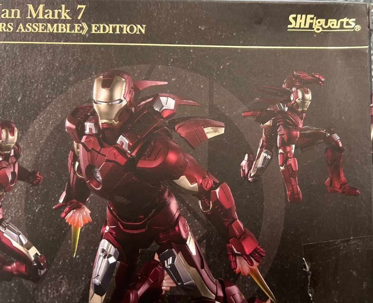 【1円スタート・未開封】S.H.Figuarts アイアンマン マーク7 《AVENGERS ASSEMBLE》 EDITION アベンジャーズ MARVEL IRON-MAN プレバンの画像6