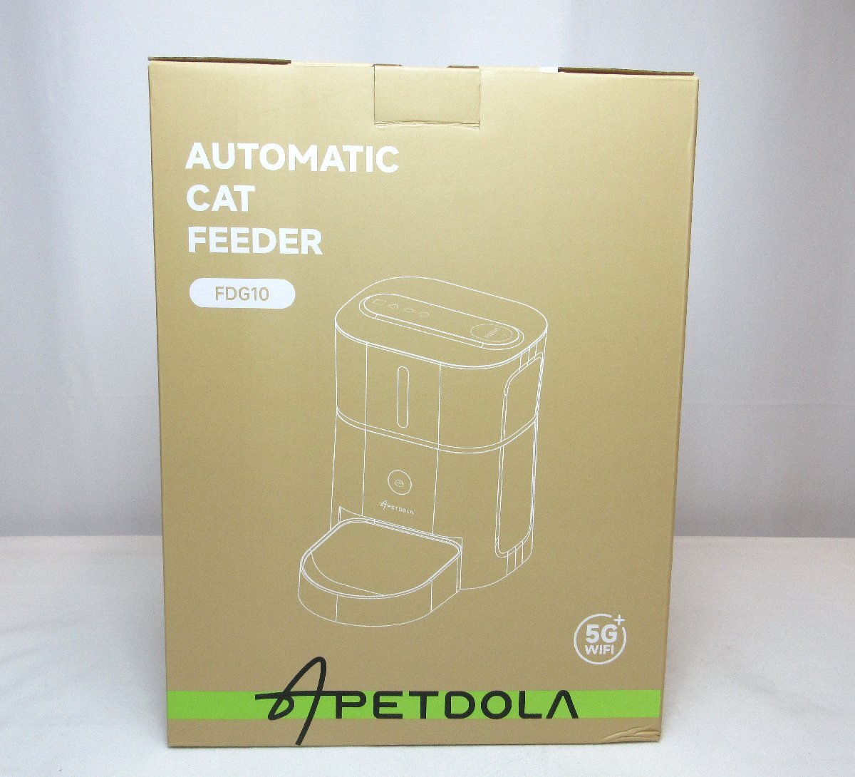 * unopened goods * APD APETDOLA /Android correspondence / FDG10 / white / automatic feeder / cat / 3L / capacity / middle small size dog / Nagoya departure 3-38*