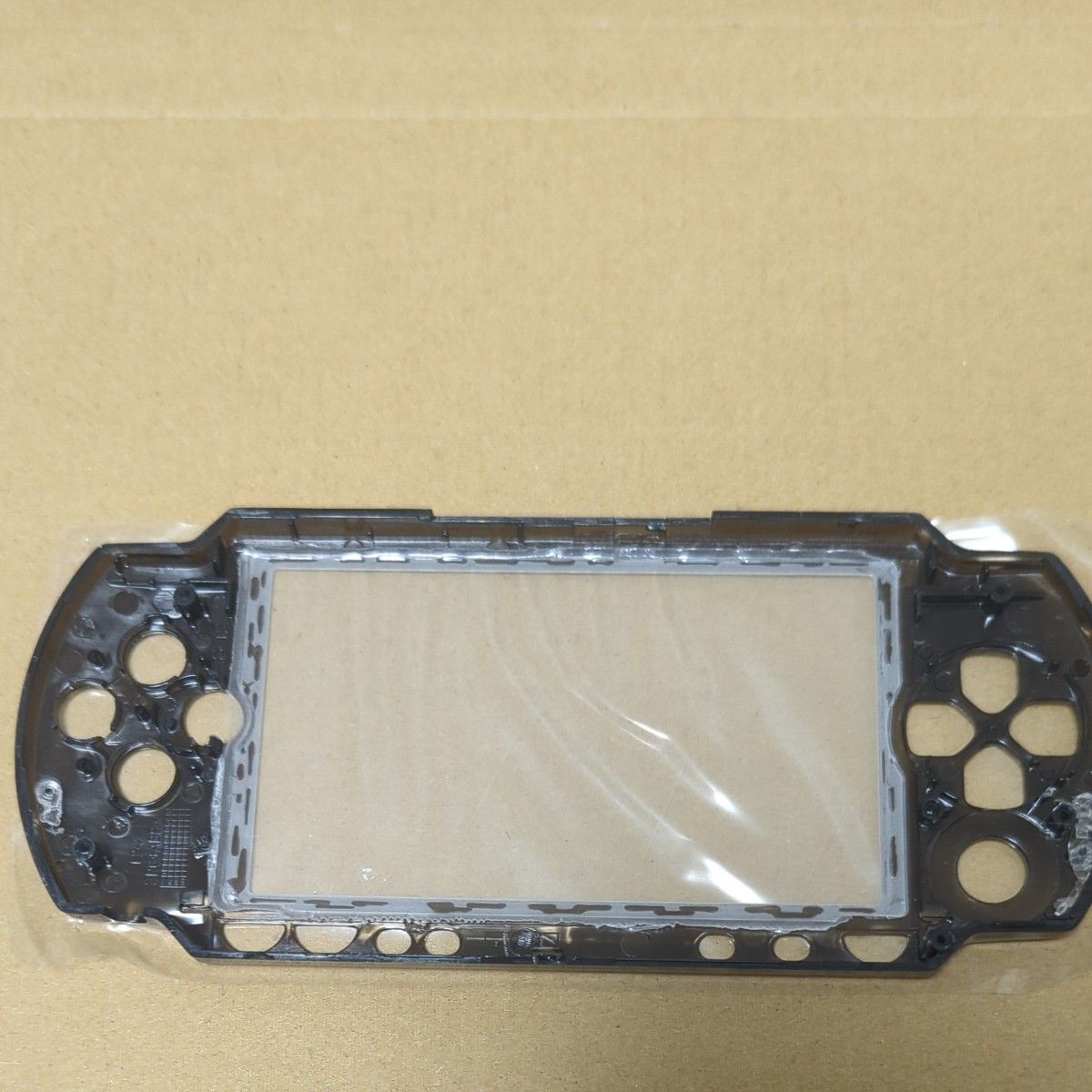 PSP1000用のフェイスプレート（クリアブラック）