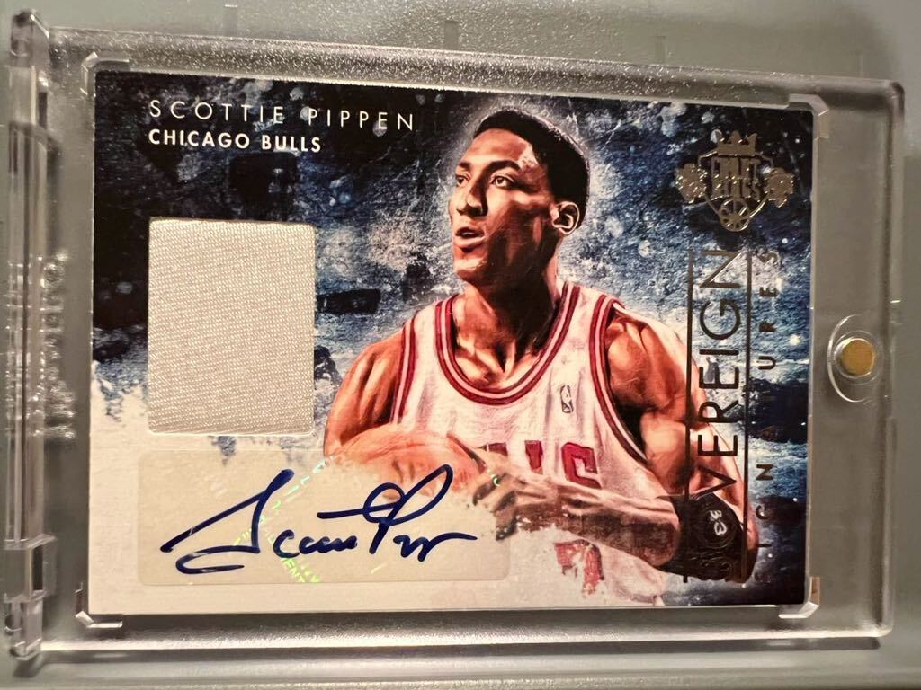 鬼レア49枚限定 Bulls Auto Jersey 13 Panini Court Kings Scottie Pippen 直筆 サイン スコッティ ピッペン ブルズ Jordan 同僚 バスケ_画像1