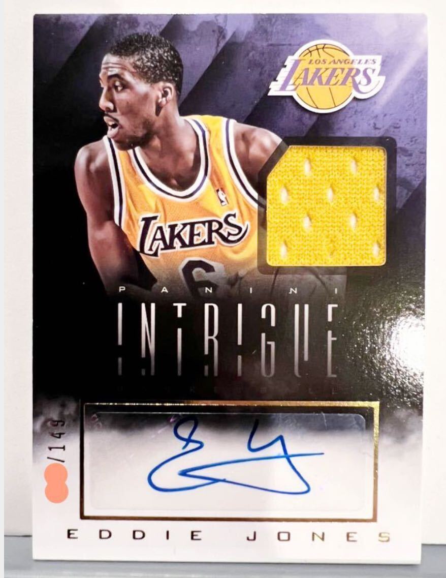 高級版4枚セット Auto 初期 Panini GS等 Eddie Jones エディー・ジョーンズ NBA 直筆 サイン レイカーズ Lakers All-star スティール王_画像10