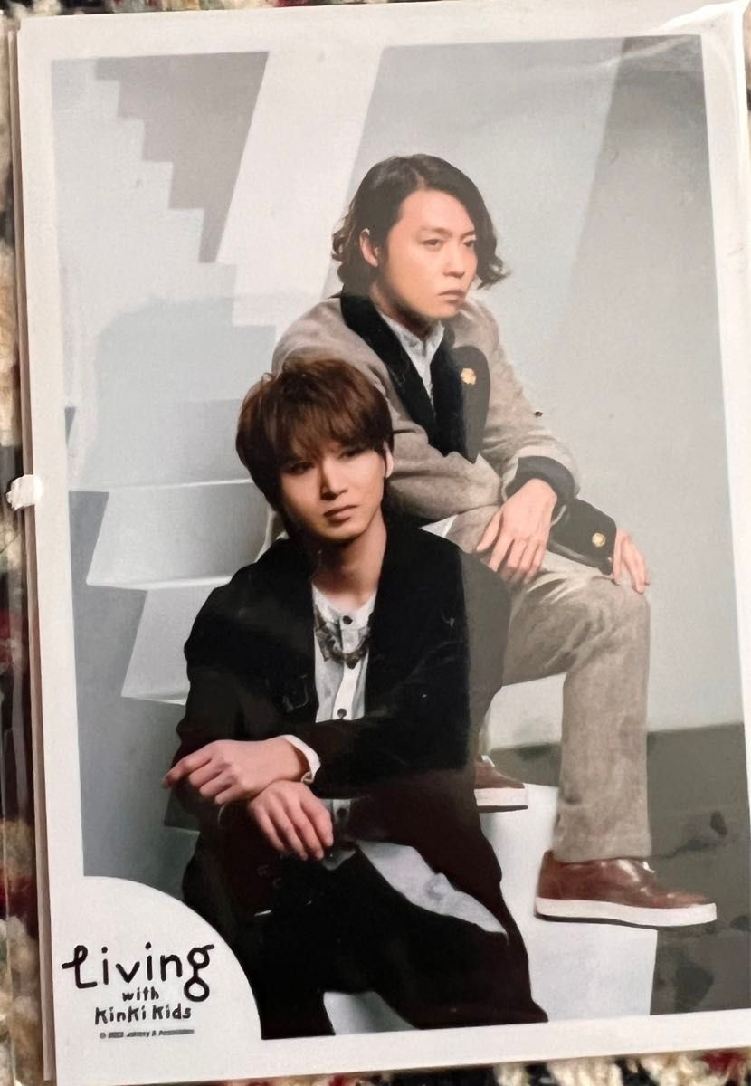 Living with Kinki kids ミニフォト　5枚セット　KinKi Kids 堂本剛　堂本光一　キンキキッズ