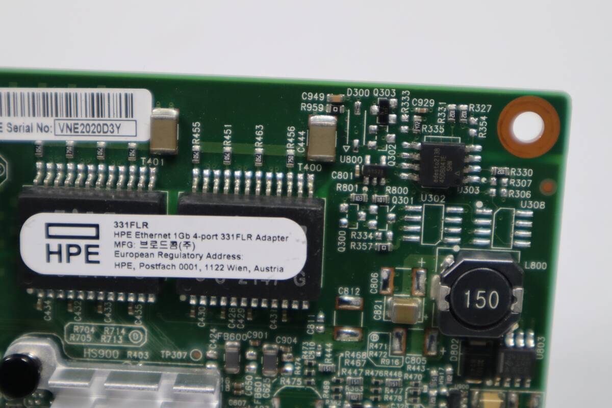 E7757(2) Y HP Ethernet 1Gb 4-port 331FLR Adapter HSTNS-BN71 789897-001 629135-B22 // HP ProLiant DL380 Gen8 取外_画像2