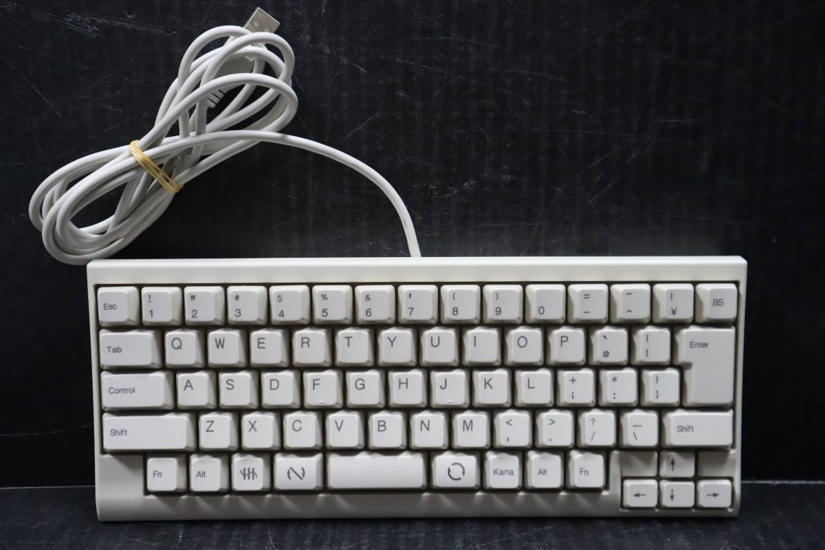 CB8139(6) n L　HHKB Lite 2 (Happy Hacking Keyboard) KUH0010 PFU製キーボード USB 動作品_画像1