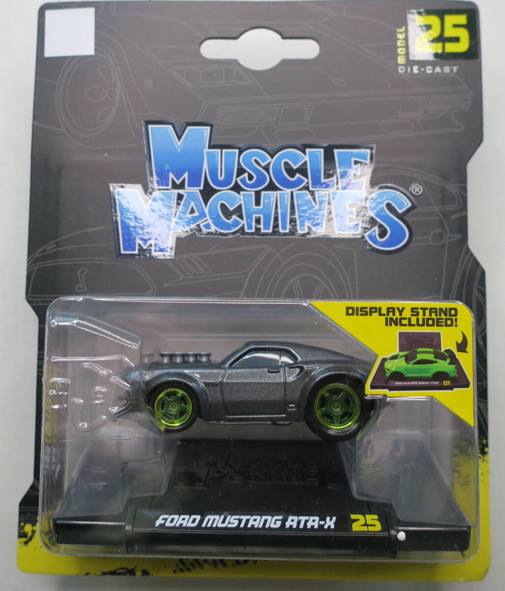 ☆maisto MUSCLE MACHINES 25 FORD MUSTANG RTR-X フォード マスタングの画像1