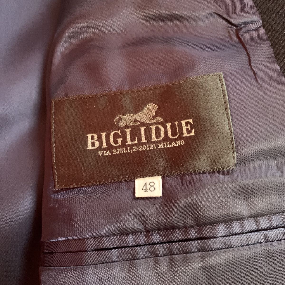 BIGLIDUE  ビリドゥーエ　メンズジャケット　size 48