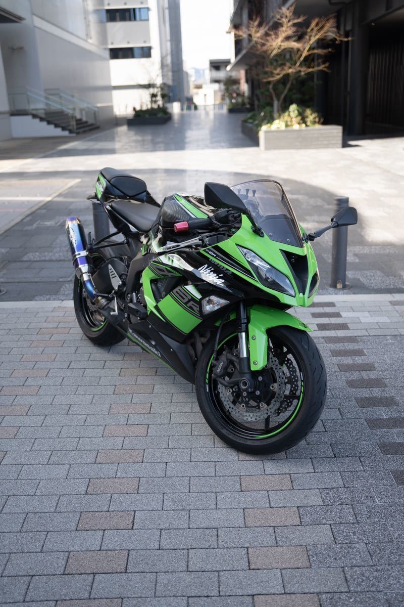 【逆輸入UK仕様】ZX-6R ZX636E グリップヒーター　ETC BEETスリップオンマフラー【車検令和6/6/1】_画像1