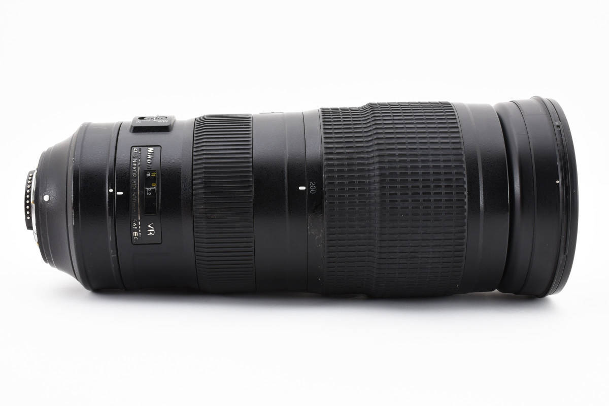  Nikon AF-S NIKKOR 200-500mm F5.6E ED VR カメラレンズ 超望遠 ズーム Fマウント ニコン 元箱付き_画像7