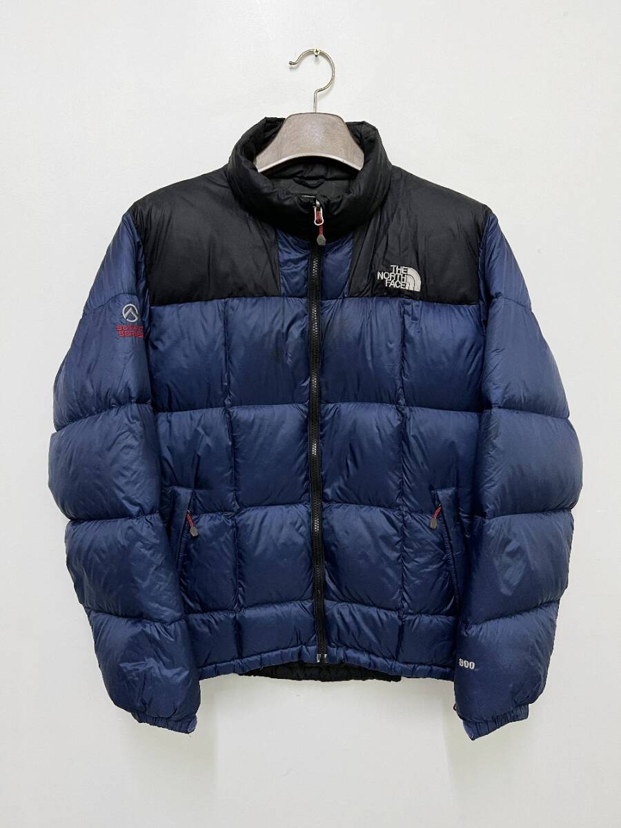 (J5799) THE NORTH FACE ノースフェイス ローツェ ダウンジャケット メンズ L サイズ 正規品 本物 サミットシリーズ ヌプシ 800+SUMMIT_画像1