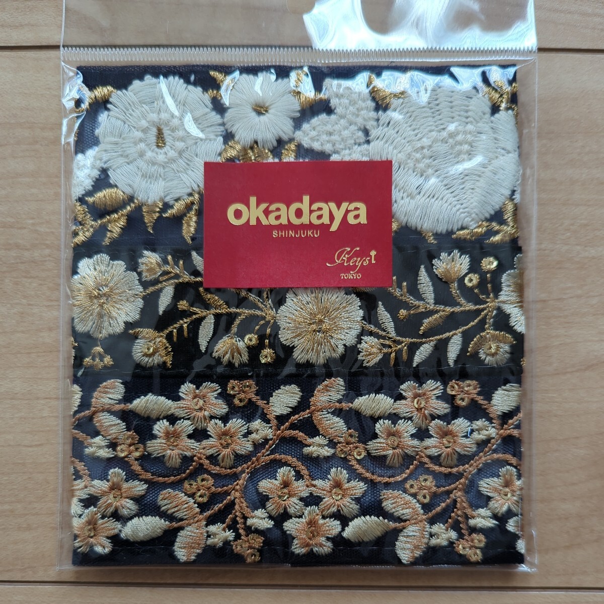 okadaya インド刺繍リボン アソート（25cm×3種）手芸用品　ハンドメイド　手刺繍_画像1