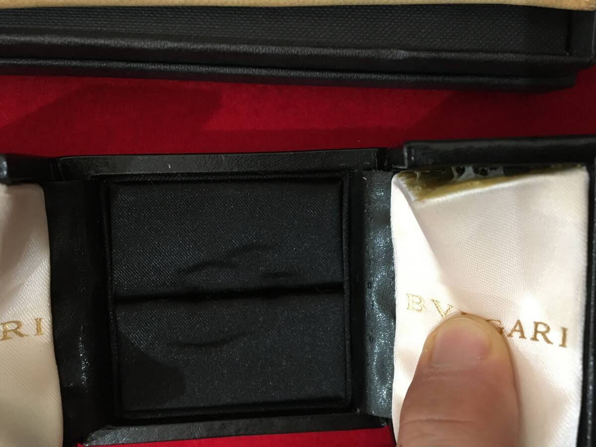 [ курьер рейс 100] хорошая вещь из боль иметь содержит BVLGARI BVLGARY оригинальный коробка BOX упаковочный пакет для часов кольцо для и т.п. гарантия карта содержит принадлежности 11 пункт суммировать комплект []