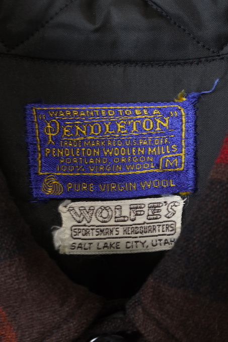 PENDLETON■ウールボタンダウンシャツ ブラウン系チェック/M 60S ペンドルトン_画像8