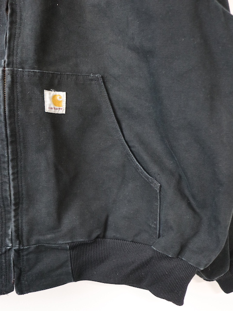 Carhartt カーハート J131 ダックアクティブジャケット(メンズ XL)ブラック サーマル裏地_画像3