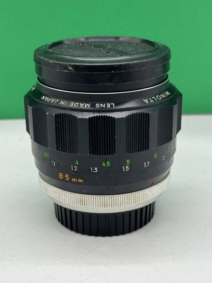 安aw109 minolta Lens MC ROKKOR-PF F1.7 85mm 2501607 カメラレンズ ミノルタ _画像7