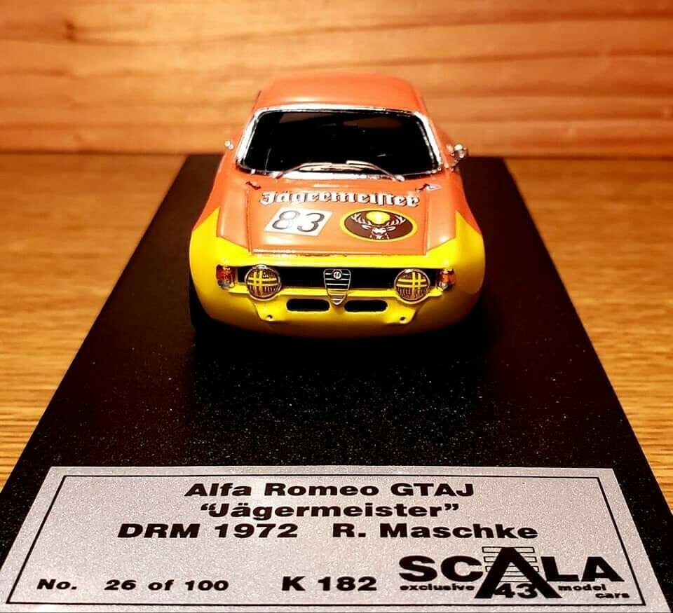 Alfa Romeo GTA 1300 Junior Corsa スカラモデル　1/43 限定完成品 　アルファロメオGTA 　#BBR #Make up_画像2