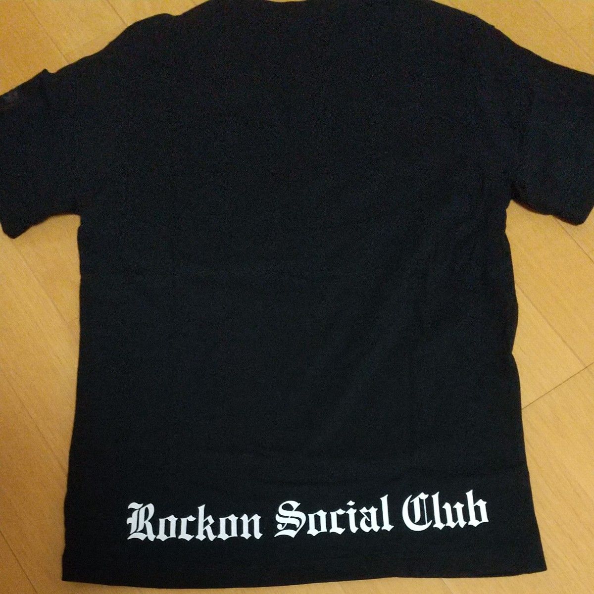 Rockon Social Club ロックオンソーシャルクラブ  LIVE  Tシャツ ブラック S ロゴプリント