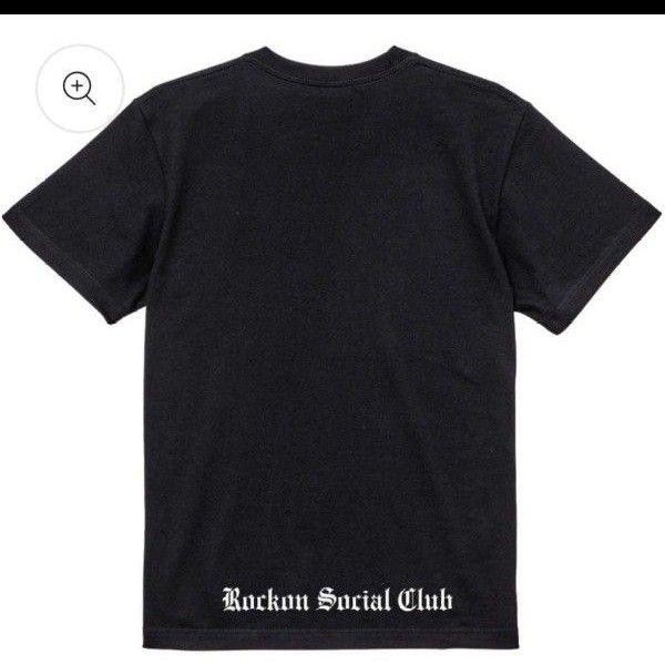 Rockon Social Club ロックオンソーシャルクラブ  LIVE  Tシャツ ブラック S ロゴプリント