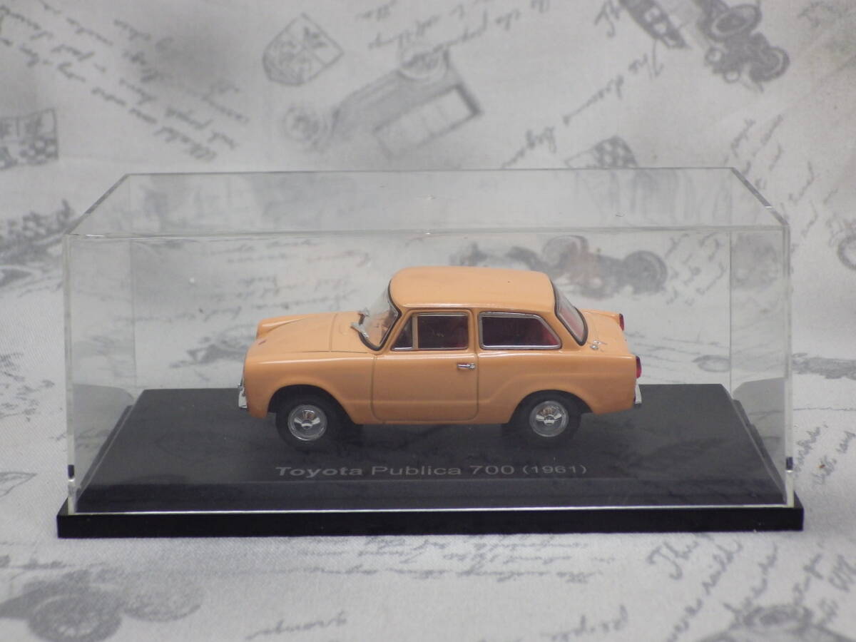 TOYOTA パブリカ 700 1961 1/43？ アシェット 良好_画像1