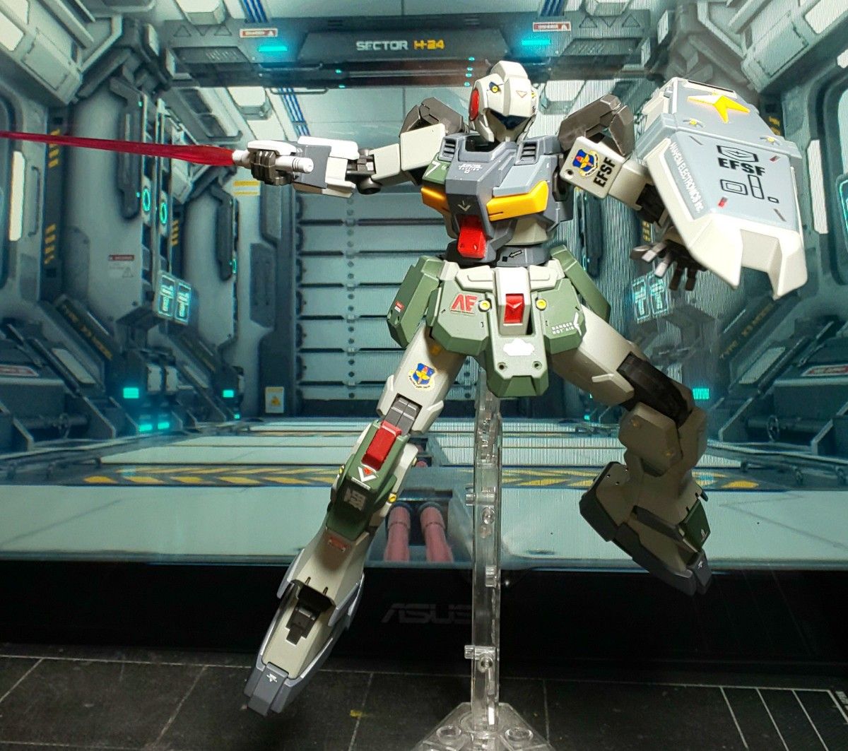 HGUC RX-81ST ジーライン Ver.Kai  完成品