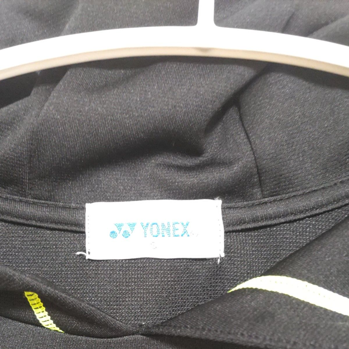 【ヨネックス】スウェット  パーカー  YONEX テニス バドミントン 男女兼用 32021 サイズＳ ブラック＋イエロー