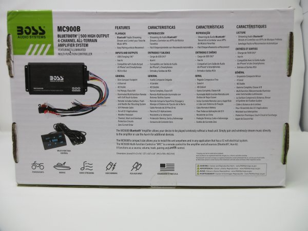 【新品・即納】BOSS 防水マリンオーディオ Bluetooth アンプ MC900B 500Wの画像3
