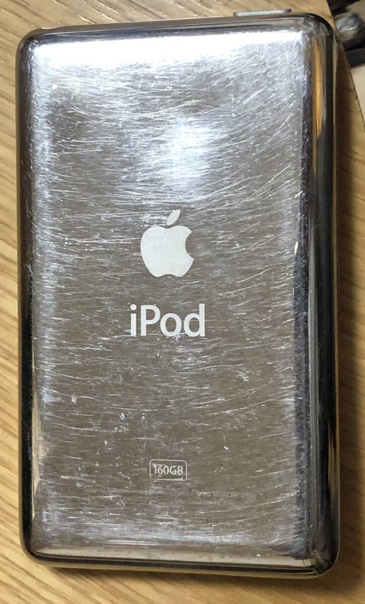 Apple アップル iPod Classic 160GB 中古 ジャンク品 シルバー_画像2