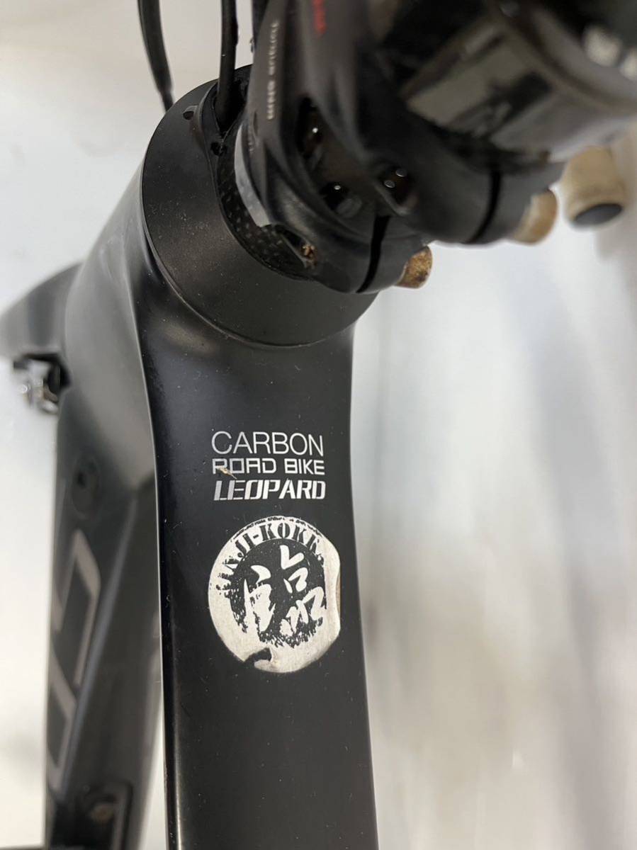 2-29 SPEED X ロードバイク PRO LEOPARD カーボンフレーム 51cm 直接引き取り可_画像4