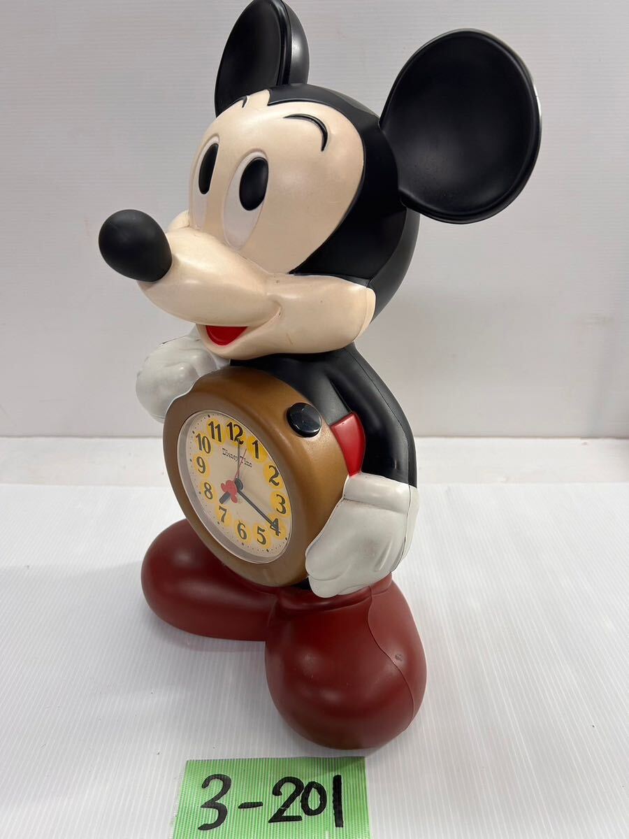 3-201 ミッキーマウス 置時計 ディズニー Disney 直接引き取り可の画像2