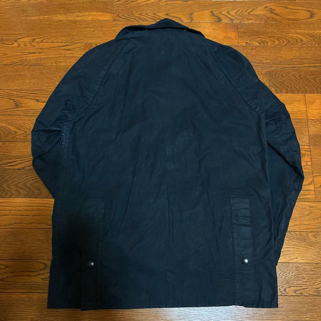 80s 英国製 ヴィンテージ Barbour バブアー 36 4ポケット BEDALE ビデイル ジャケット Navy ネイビー 3ワラント イギリス ビンテージ _画像10