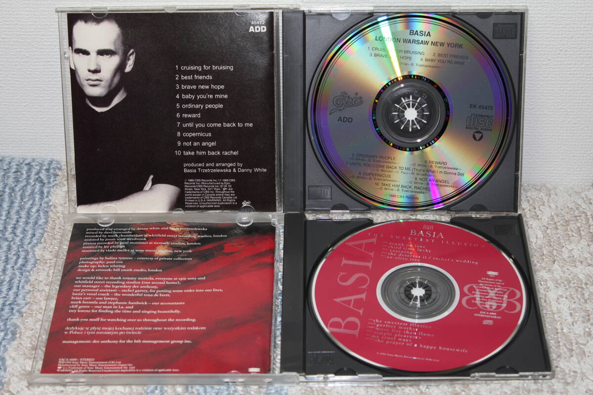 CD2枚BASIA バーシア London Warsaw New York ロンドン・ワルシャワ・ニューヨーク/The Sweetest Illusion スウィーテスト・イリュージョンの画像3