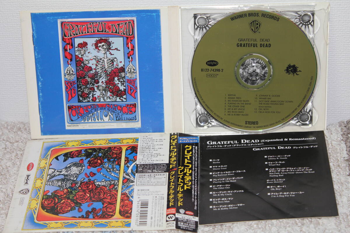 デジパックHDCD★グレイトフル・デッド Grateful Dead SKULL & ROSES★ライブ/_画像3