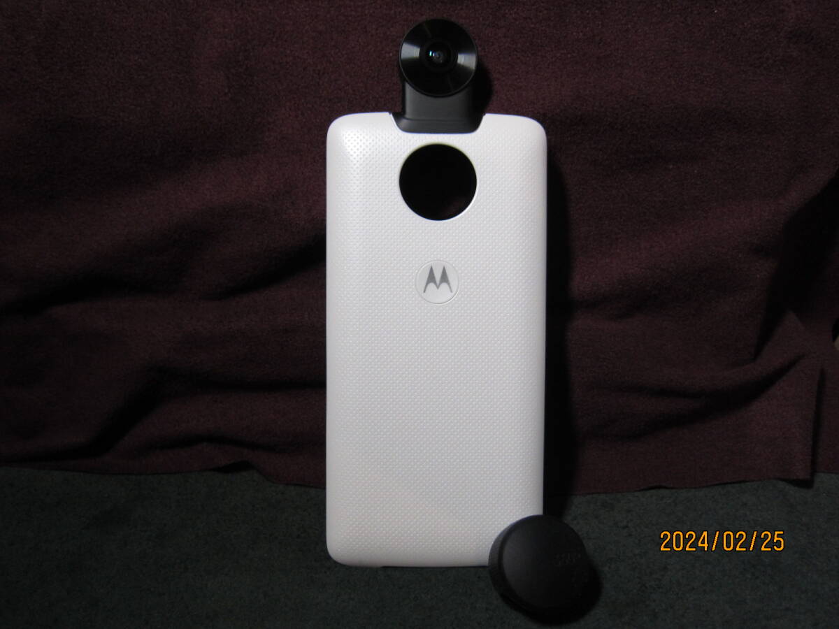 【極上美品】モトローラー Motorola moto mods Moto 360°カメラ ガジェット　絶版品_画像1