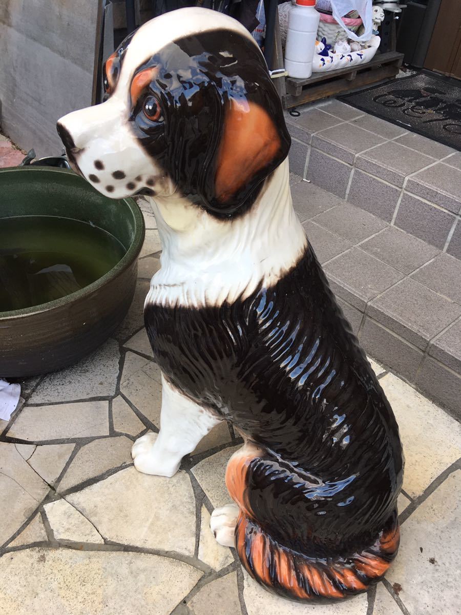 置物 インテリア 犬の置物 陶器 送料無料_画像2