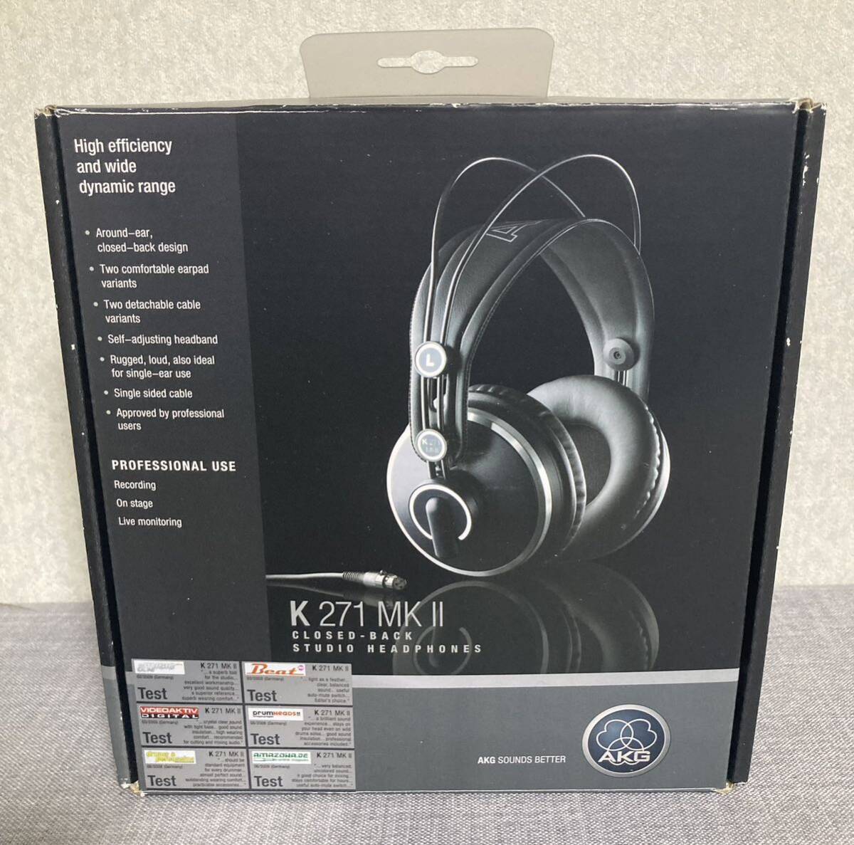 超超超激レア！！ 高騰中！！ AKG K271 MK2 モニターヘッドフォン アーカーゲー 密閉型ヘッドホン_画像1