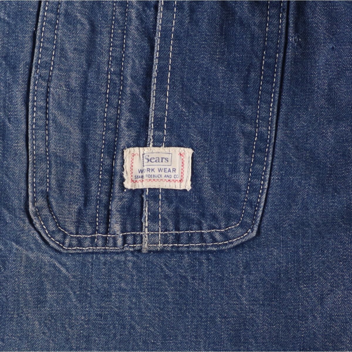 古着 60年代 シアーズ Sears WORK WEAR デニムカバーオール メンズM ヴィンテージ /evb003768_画像5