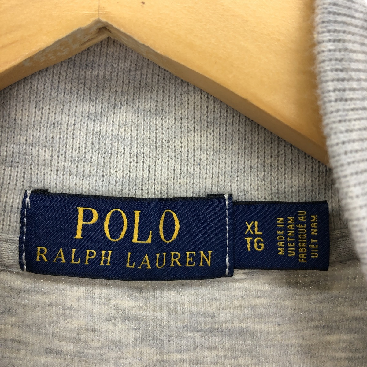 古着 ラルフローレン Ralph Lauren POLO RALPH LAUREN コットンニットハーフジップセーター メンズXL /eaa422063_画像3